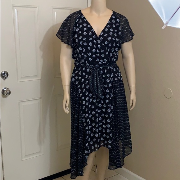 floral dress size 18